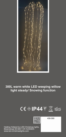 Waterval LED verlichting 300 Led incl. Trafo - binnengebruik